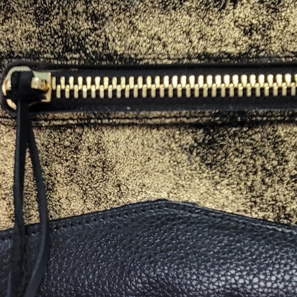 Aimee Kestenberg Black & Gold Leather Wallet - Picture 3 of 6